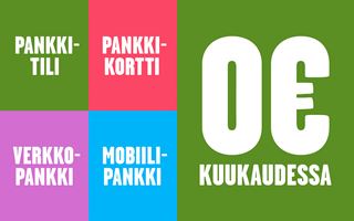 S-Pankki tarjoaa tärkeimmät peruspankkipalvelut eli tilin, pankkikortin, pankkitunnukset sekä S-mobiilin pankkipalvelut maksutta kaikille S-ryhmän osuuskauppojen asiakasomistajille sekä heidän perheenjäsenilleen.